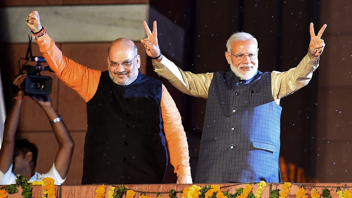 BJP President Amit Shah and PM Narendra Modi.
