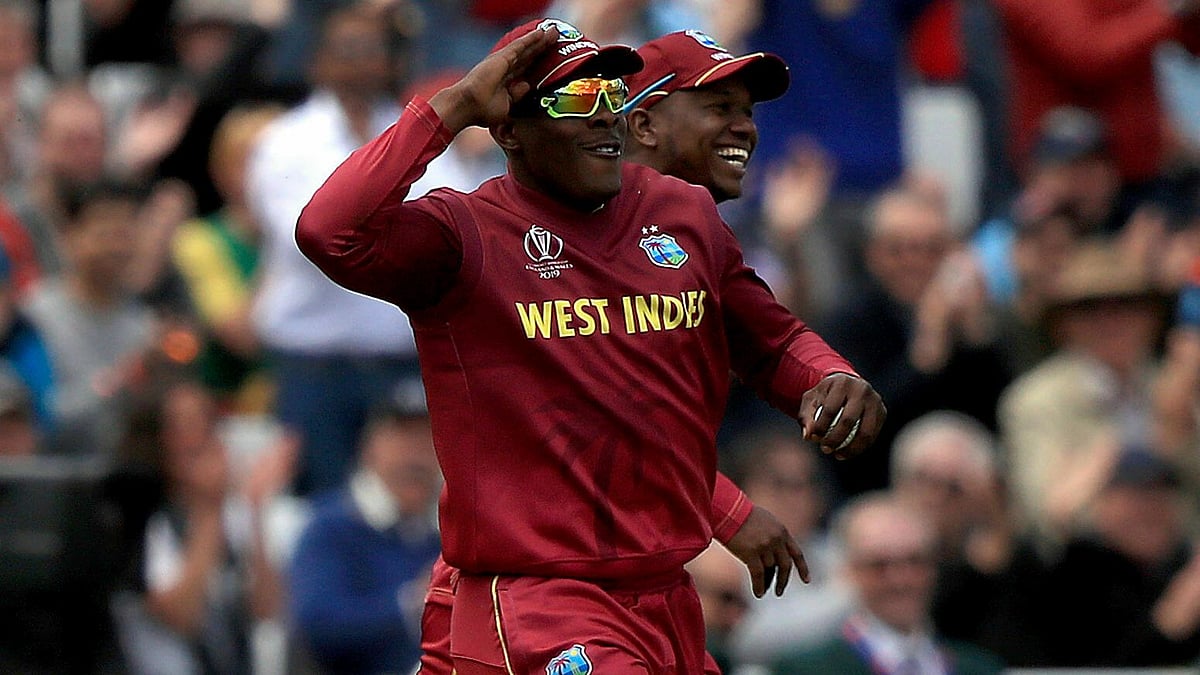 Cottrell took a stunning catch to tilt the balance again in West Indies’ favour.