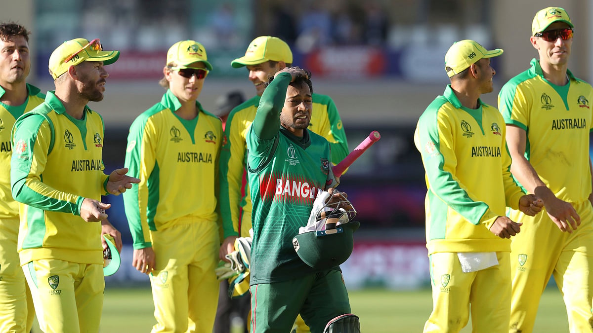 Mushfiqur Rahim finished his maiden World Cup century on 102 not out.