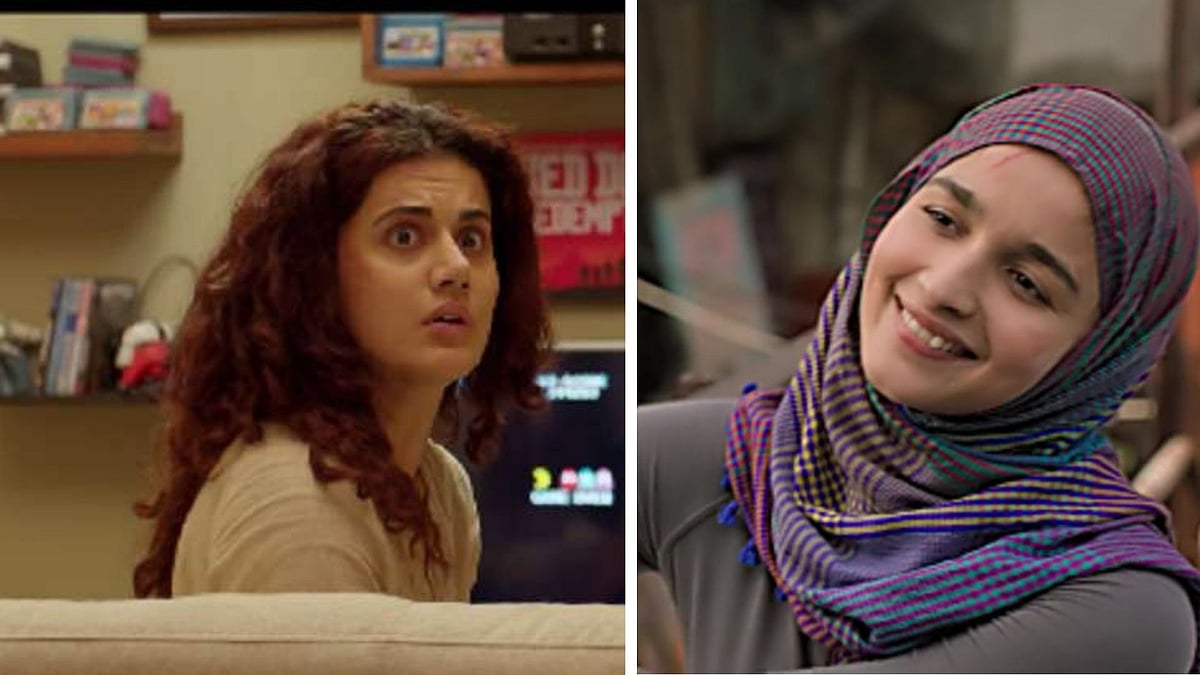 Stills from <i>Game Over</i> and <i>Gully Boy</i>.