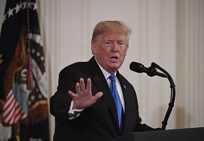 U.S. President Donald Trump. (File Photo: IANS)
