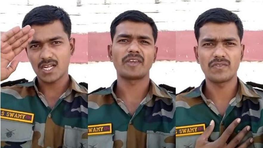 Indian Army Jawan, Sappeta Swamy.