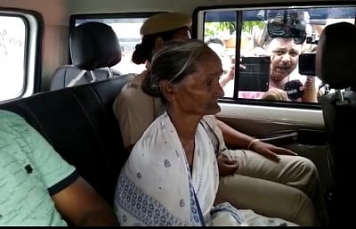 Kokrajhar: Madhubala Mandal, a 59-year-old woman who was sent to a detention camp for illegal immigrants in 2016 in a case of mistaken identity, leaves after being released in Assam