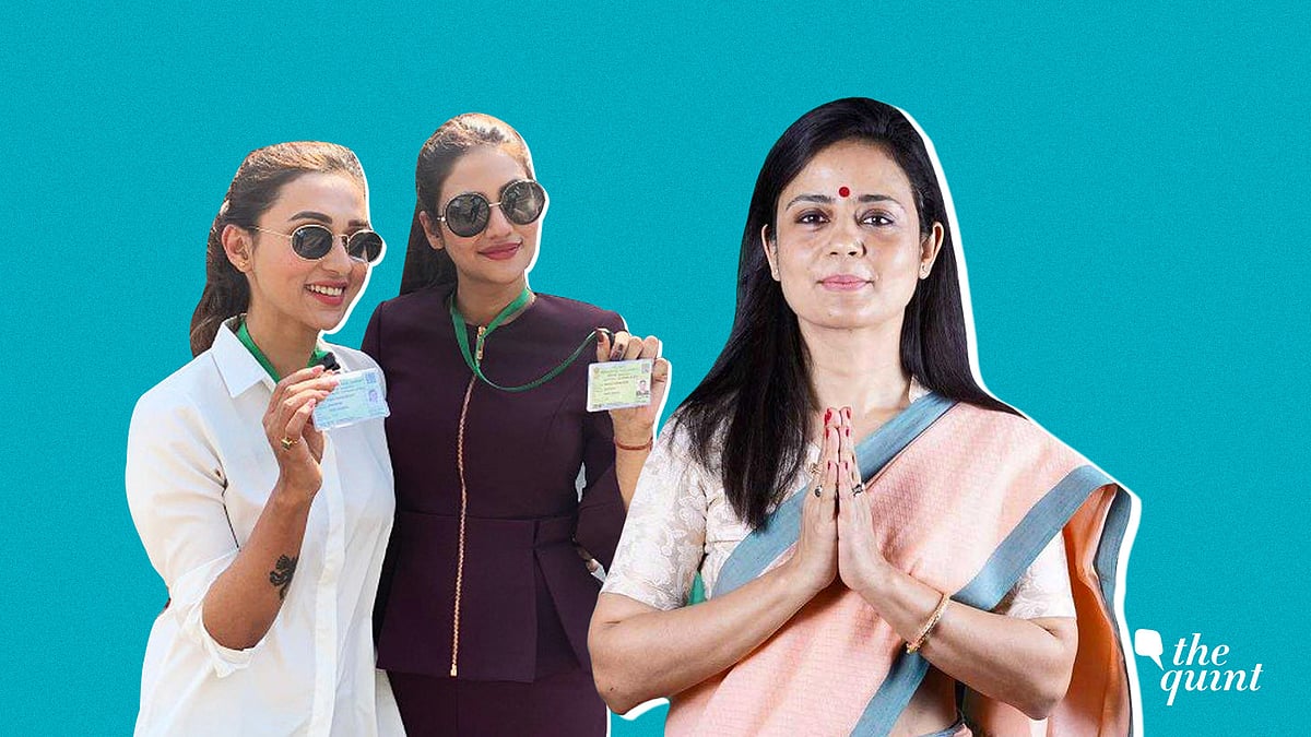 Image of Mimi Chakraborty (Extreme L), Nusrat Jahan (Centre), Mahua Moitra (R), used for representational purposes.