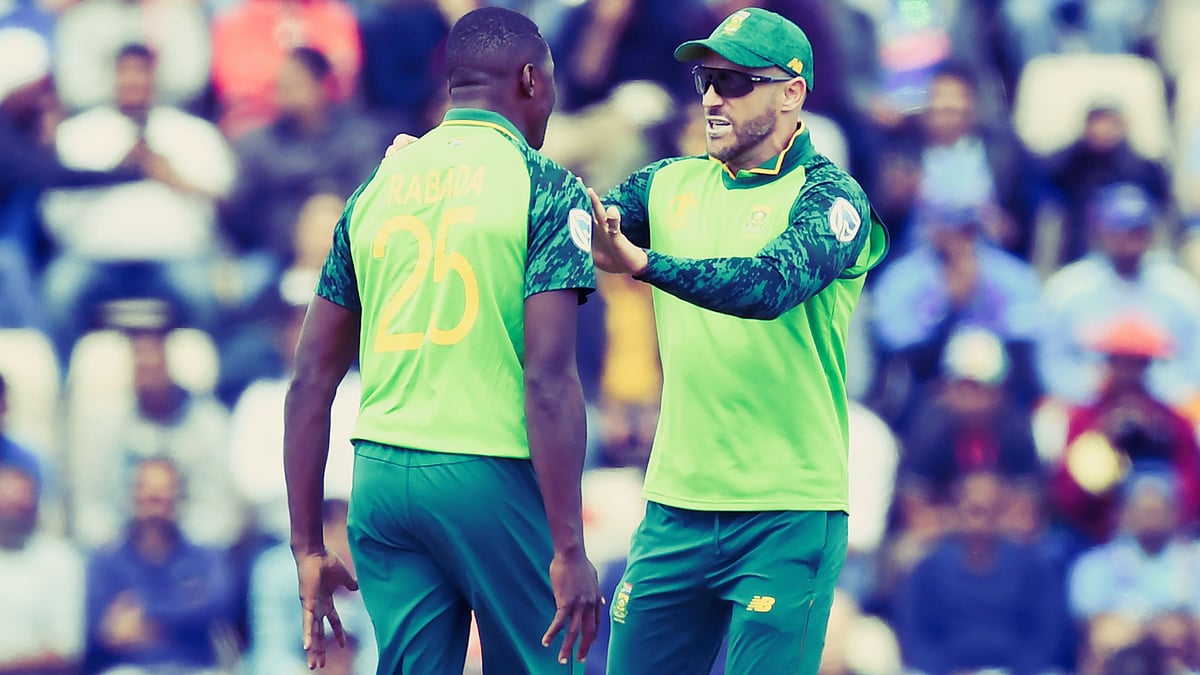 Kasigo Rabada was Faf du PLessis’s prime weapon ahead of the start of the World Cup. 