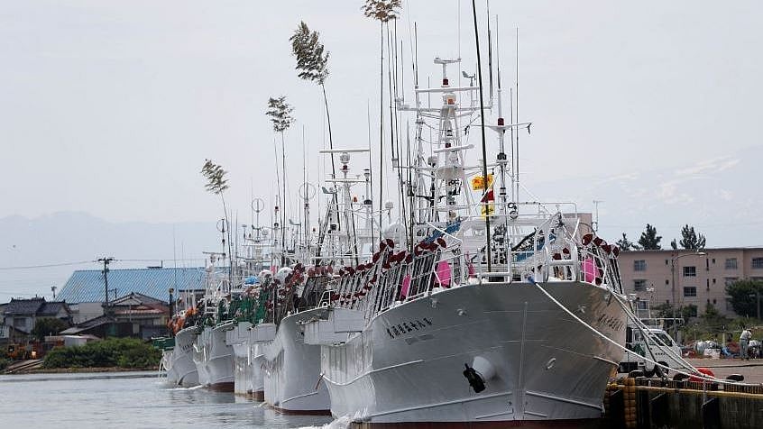 File photo of a Japanese port used for representation