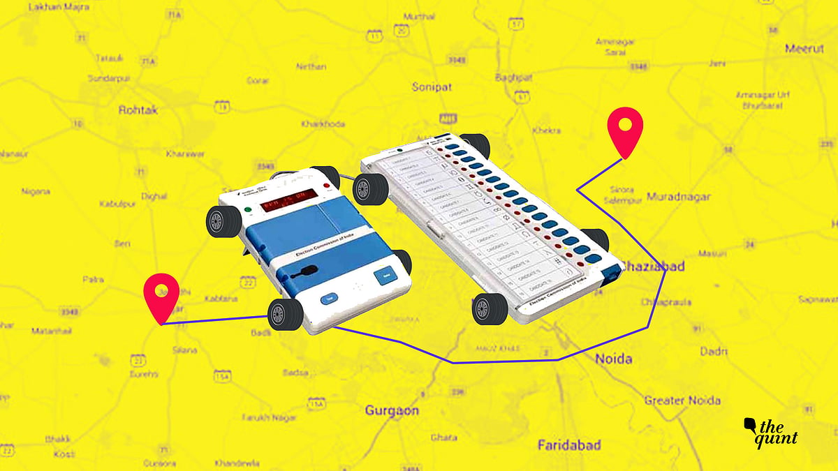 GPS to track movement of EVMs & VVPATs
