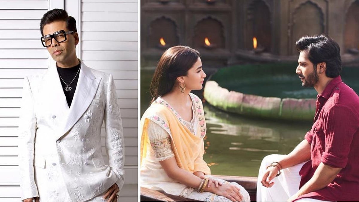 Karan Johar; a still from <i>Kalank</i>.