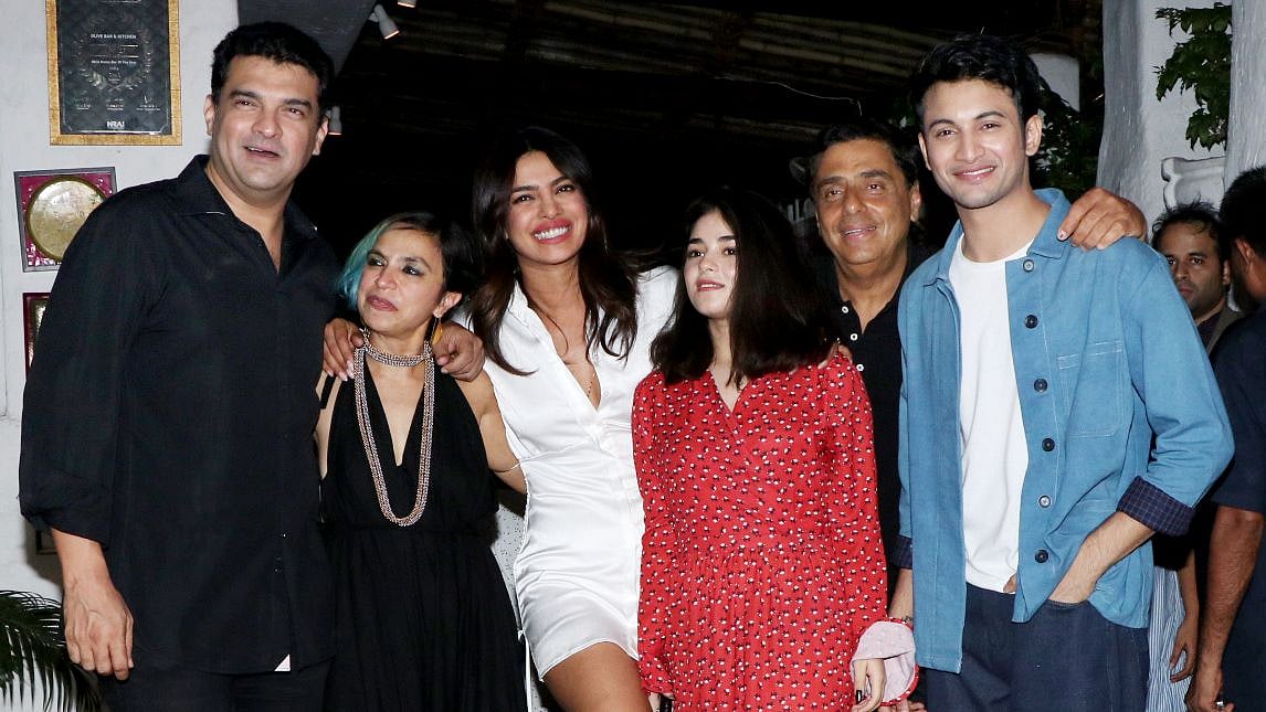 The team of <i>The Sky is Pink</i> celebrate the film’s wrap.