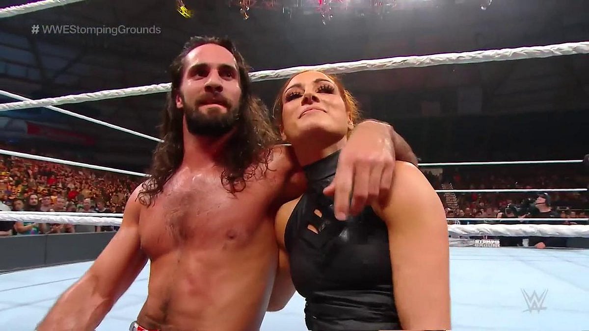 Seth Rollins and Becky Lynch stole  the show in the main event of WWE Stomping Grounds 2019.