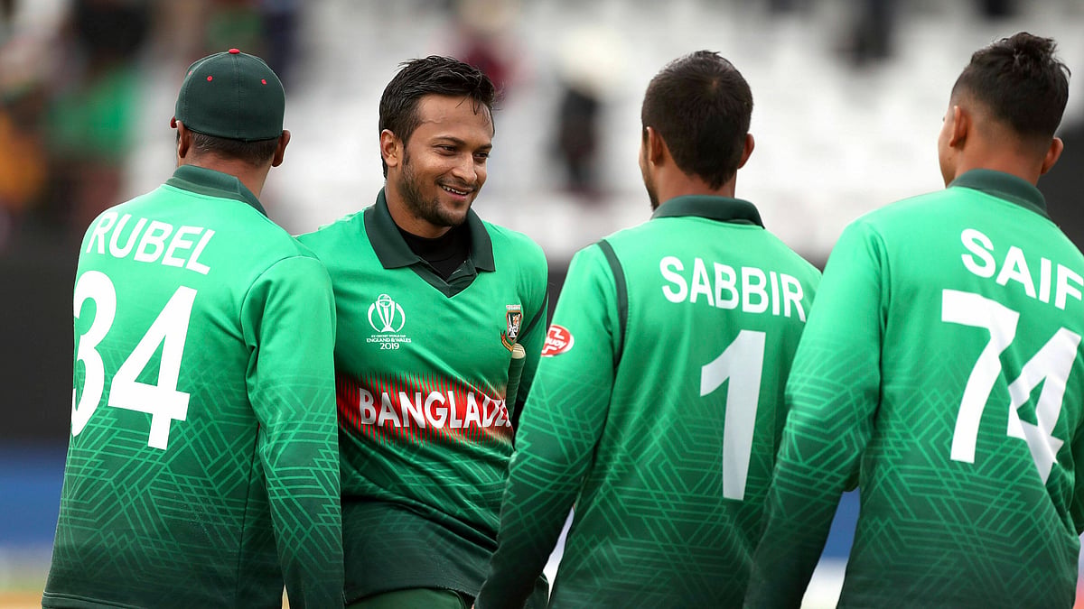 Shakib Al Hasan underlined his class with a magnificent unbeaten hundred as Bangladesh beat West Indies by seven wickets.