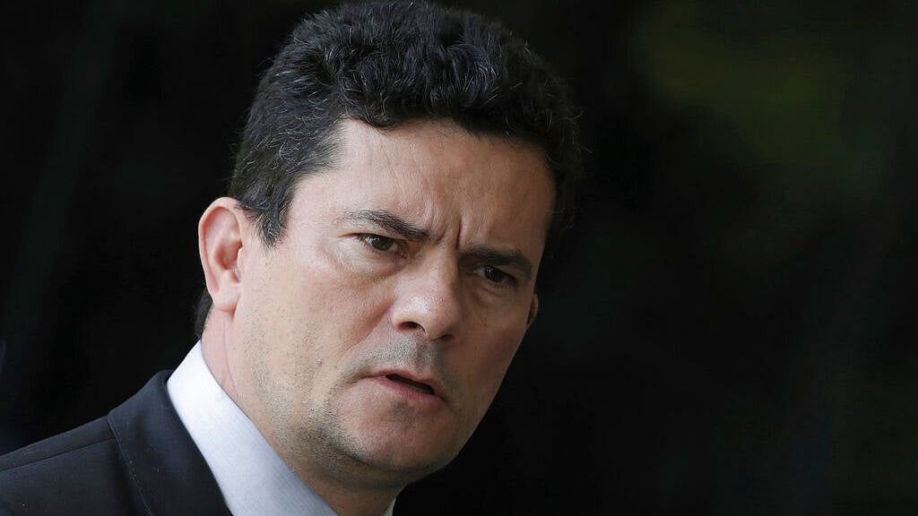 File image of Brazil’s Justice Minister and former judge Sergio Moro.