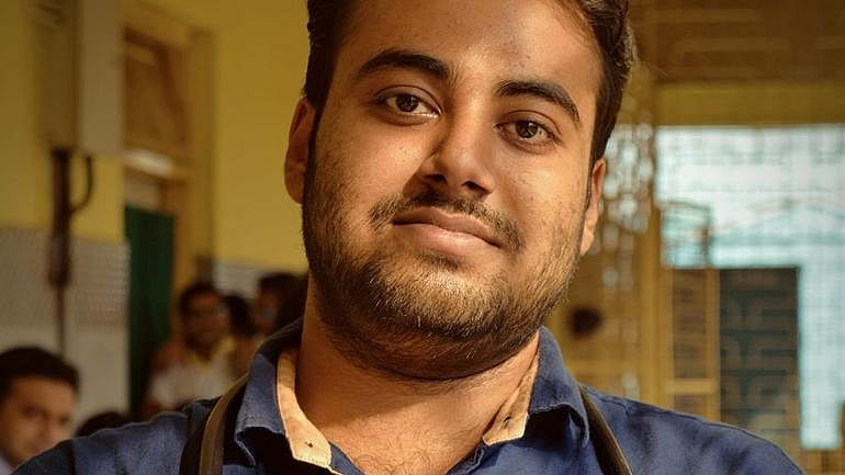 A file image of Dr Paribaha Mukhopadhyay who sustained injuries to his skull in the violence at NRSMCH.