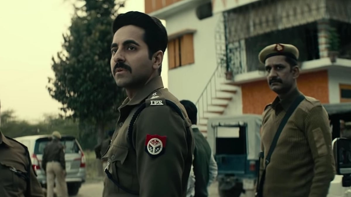Ayushmann Khurrana plays a police officer in <i>Article 15</i>.