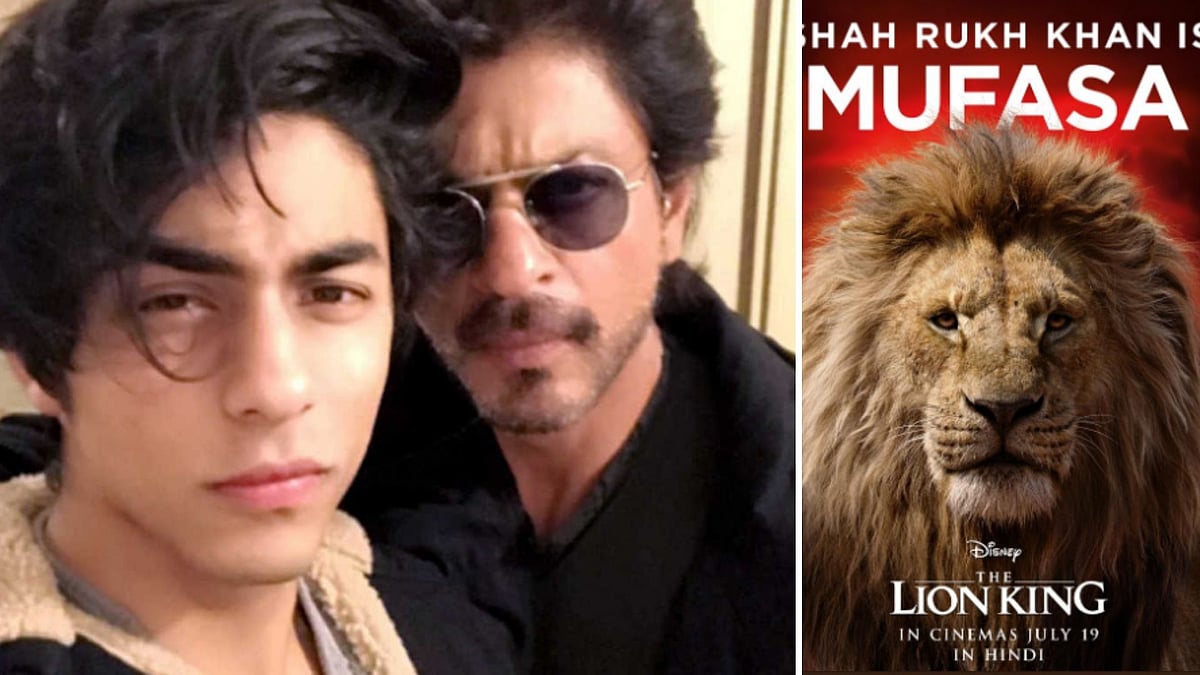 SRK-Aryan Khan to make their reel debut with <i>The Lion King.</i>