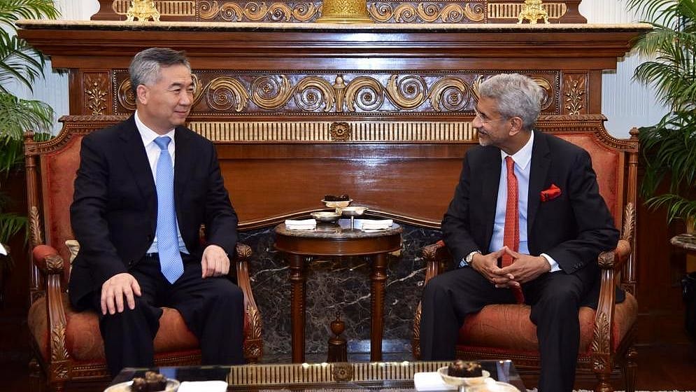 S Jaishankar and Chinese Communist Party Politburo member Li Xi.