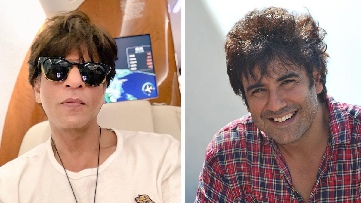 Shah Rukh Khan and Karan Oberoi.