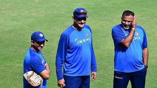 The Indian support staff’s contract ends after the 2019 World Cup.