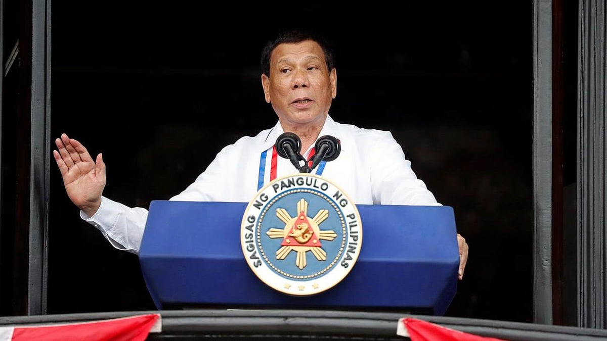 Philippine President Rodrigo Duterte.