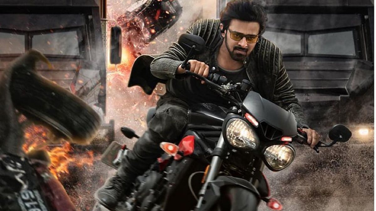 Saaho Telugu Movie: Prabhas in a poster from <i>Saaho</i>.