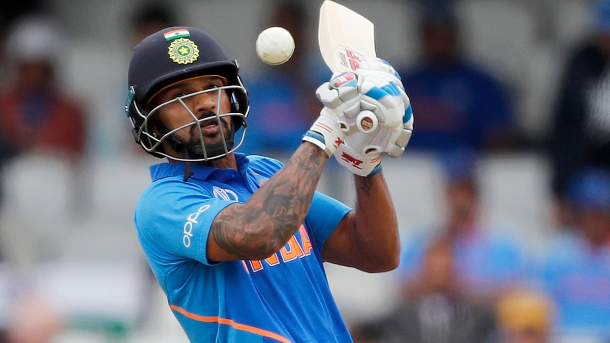 Indian cricketer Shikhar Dhawan.