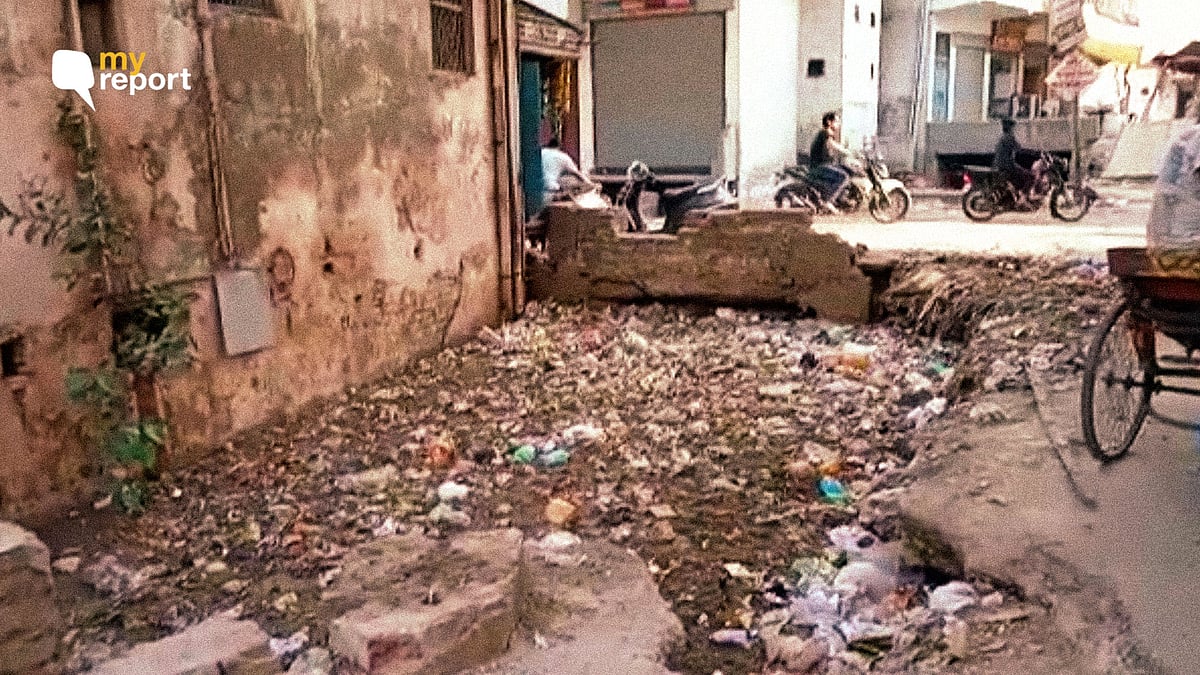 The drain near my house is filled with all sorts of waste, excreta, and is a breeding ground for disease.