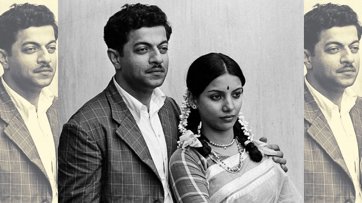 Girish Karnad and Shabana Azmi in <i>Nishant.</i>