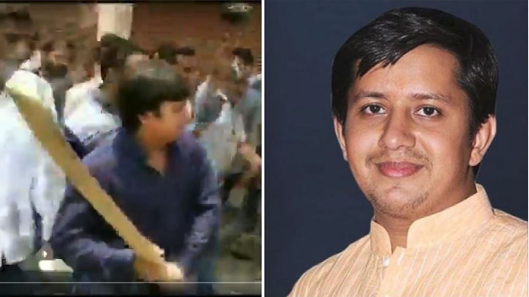 BJP MLA Akash Vijayvargiya on Wednesday, 26 June, assaulted a municipal officer with a cricket bat.