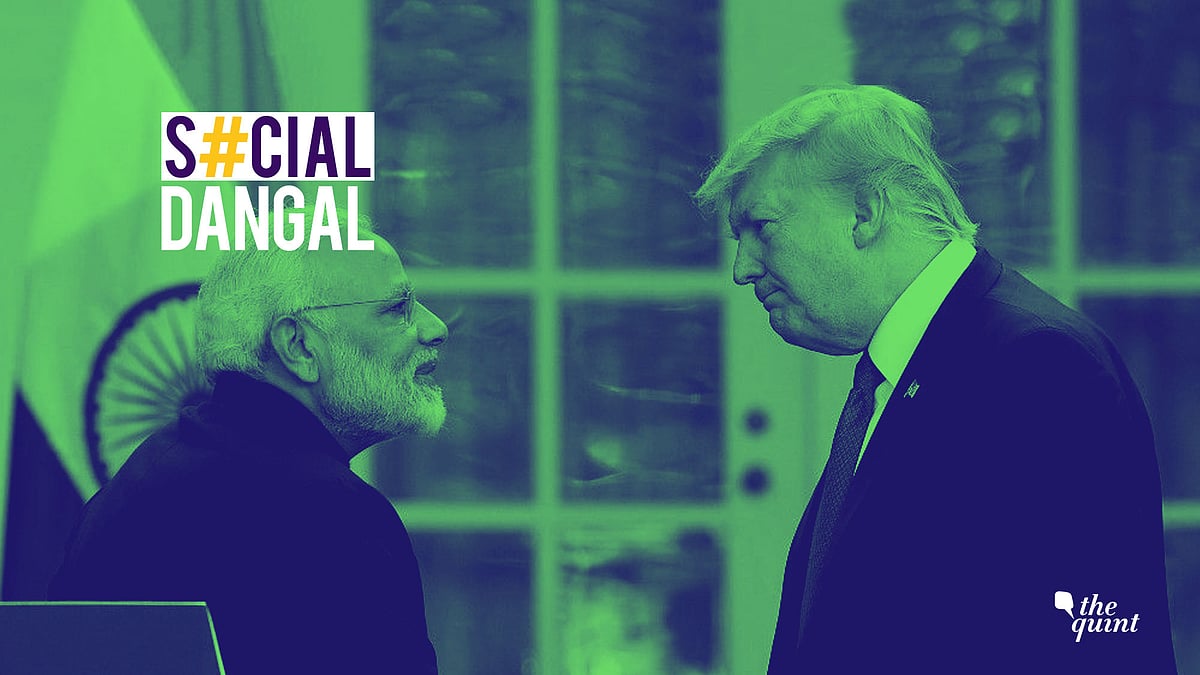 Prime Minister Narendra Modi and US President Donald Trump.&nbsp;
