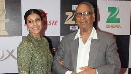 Kajol with Veeru Devgan.