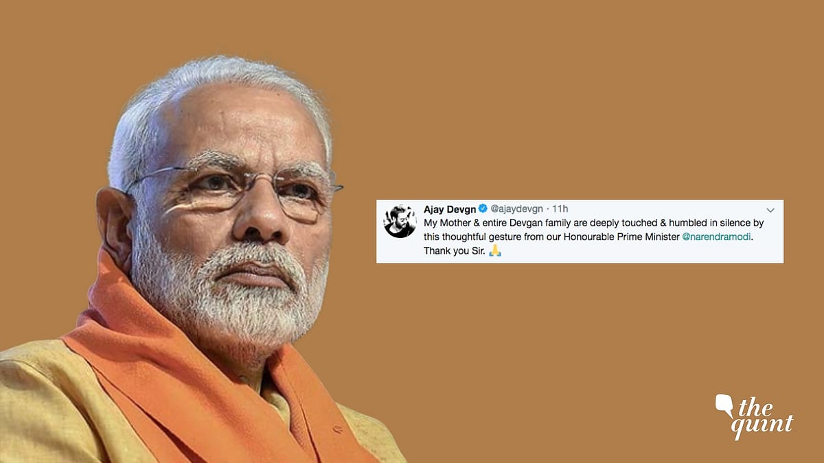 Prime Minister Narendra Modi, in a condolence letter to action director Veeru Devgan’s family remembered the Hindi film industry veteran for his contribution to Indian cinema.