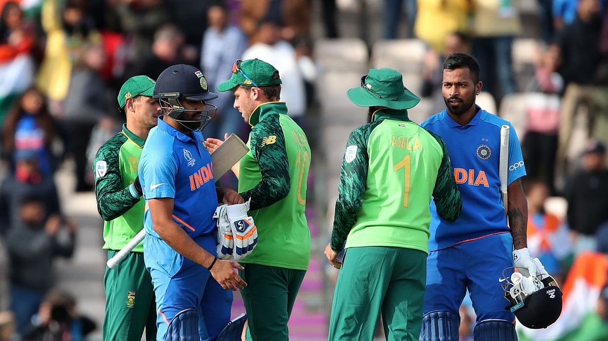 South Africa’s cricket team sent out a message in Cardiff that it’s not yet ready to give up on the World Cup.