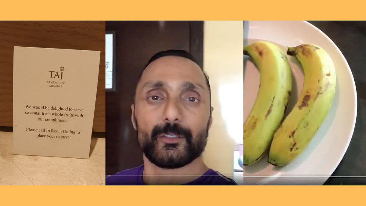 Rahul Bose and the tale of two bananas.