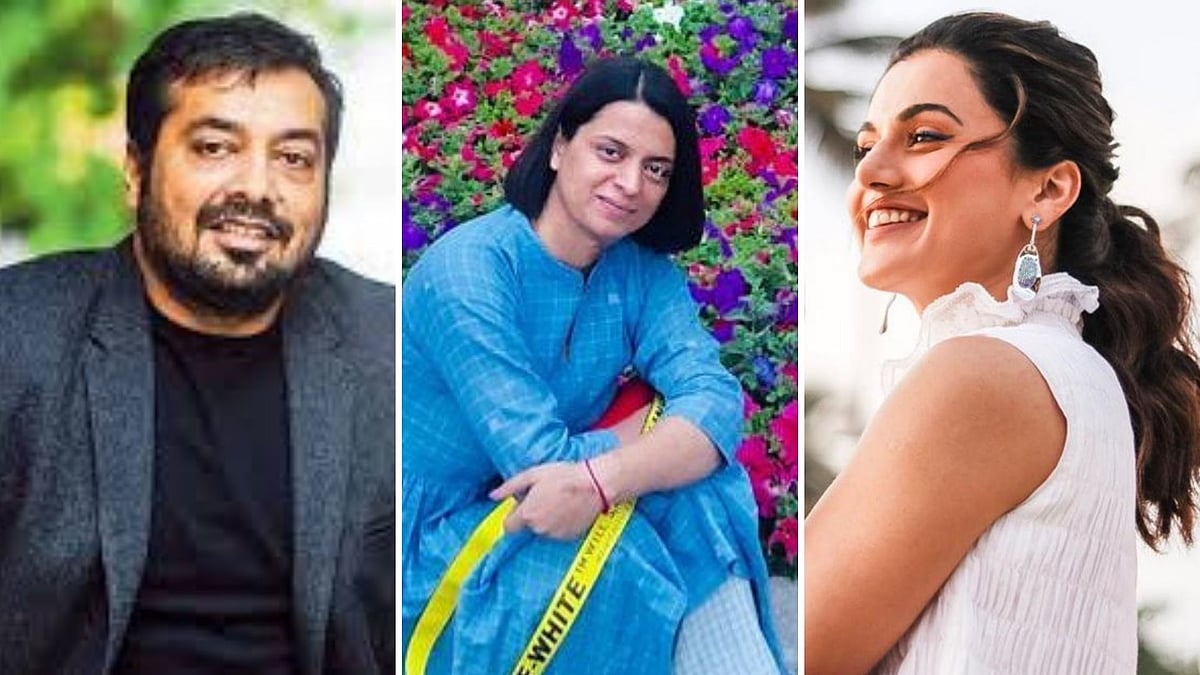 Anurag Kashyap, Rangoli Chandel and Taapsee Pannu.