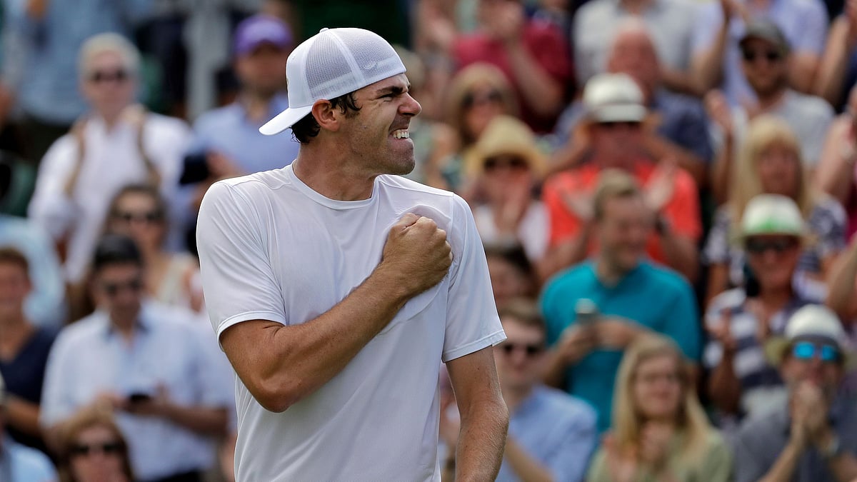In a Wimbledon tournament filled with early upsets, Reilly Opelka pulled off another one in the second round.