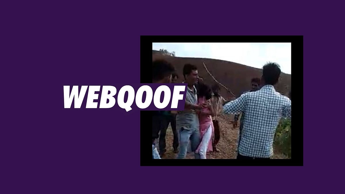 Screenshot of the video which is making rounds on social media.