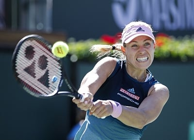 Angelique Kerber. (Xinhua/Zhao Hanrong/IANS)
