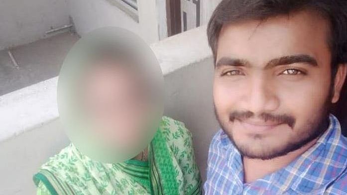 A file photo of the deceased, Haresh Solanki, and his wife, Urmila Jhala.