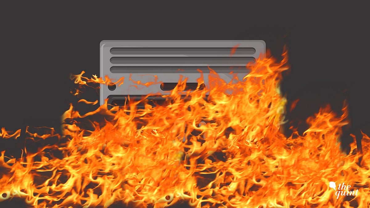 A couple suffered burns after their air conditioner burst in Chennai.