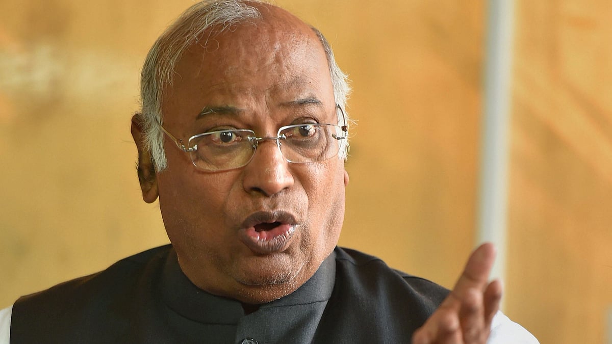 File photo of Congress leader Mallikarjun Kharge.