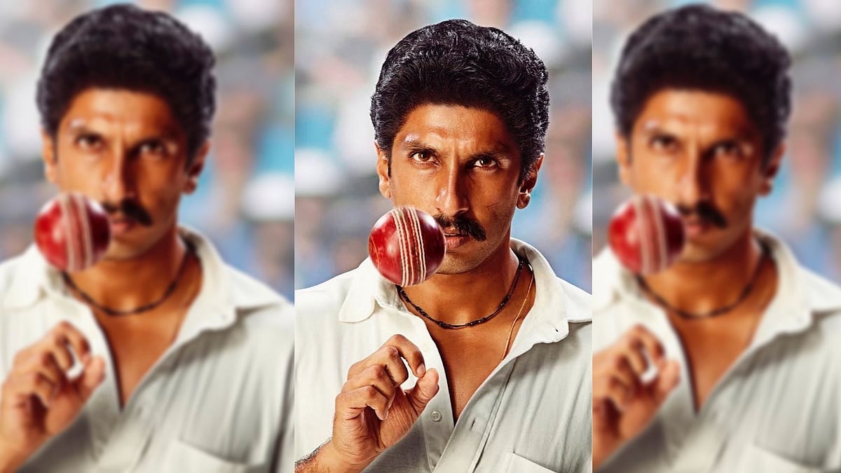 83 Movie First Look: Ranveer Singh as Kapil Dev from <i>83</i>.