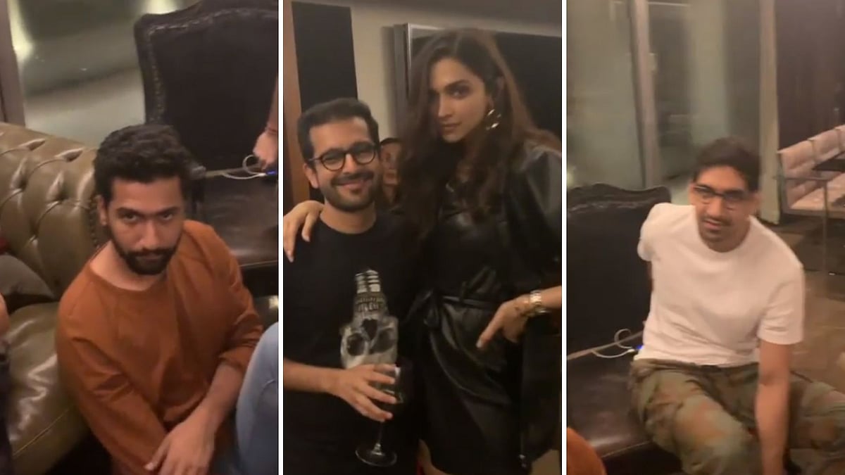 Vicky, Deepika and Ayan at Karan Johar’s party.