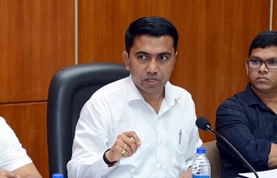 Pramod Sawant. (File Photo: IANS)