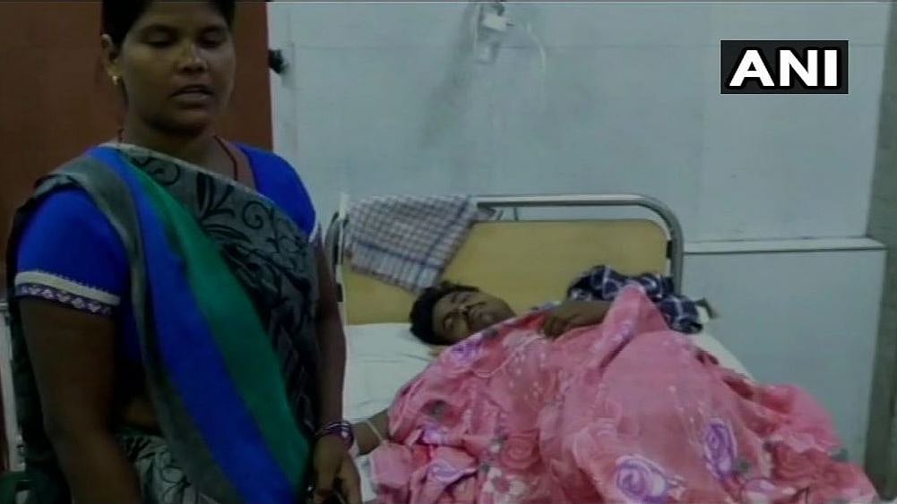 The victim, Sujit Kumar, was rushed to a hospital, where his condition is stated to be stable.
