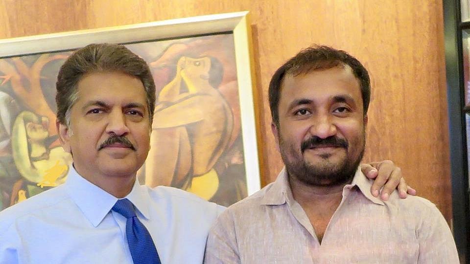 Anand Mahindra with Anand Kumar of Super 30 fame