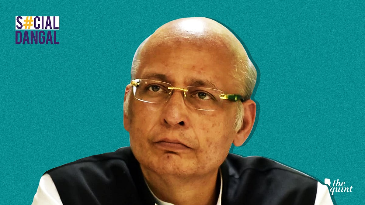 Congress leader Abhishek Singhvi is facing flak for communally loaded tweets.