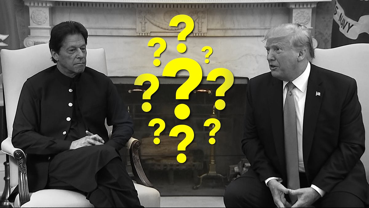 US President Donald Trump and Pakistan Prime Minister Imran Khan held a joint press conference at the White House on Monday, 22 July.