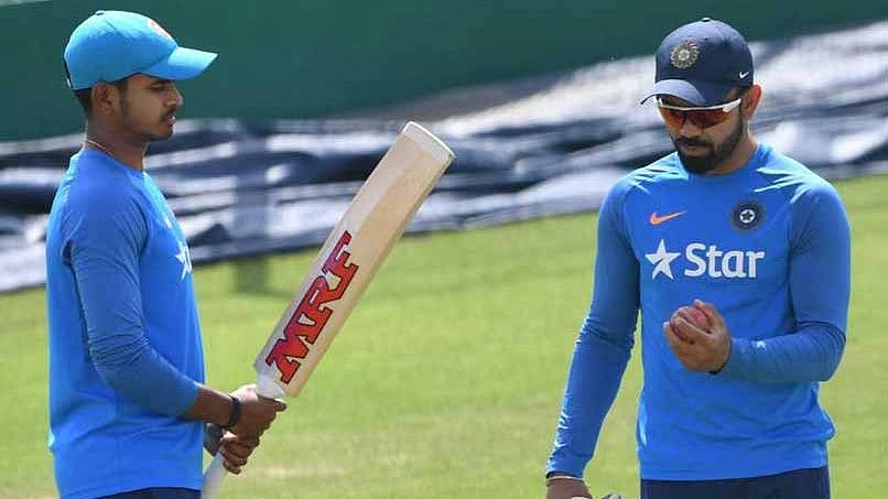 File picture of Shreyas Iyer and Virat Kohli.