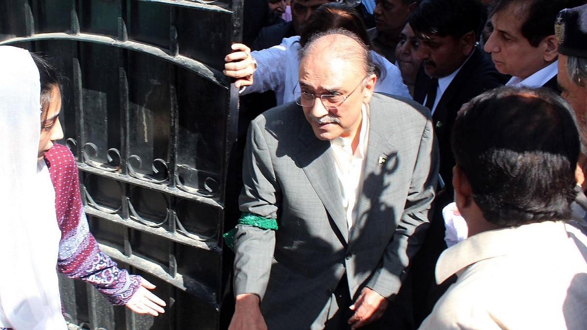 File photo Former Pakistani President and the leader of the Pakistan People’s Party (PPP) Asif Ali Zardari.