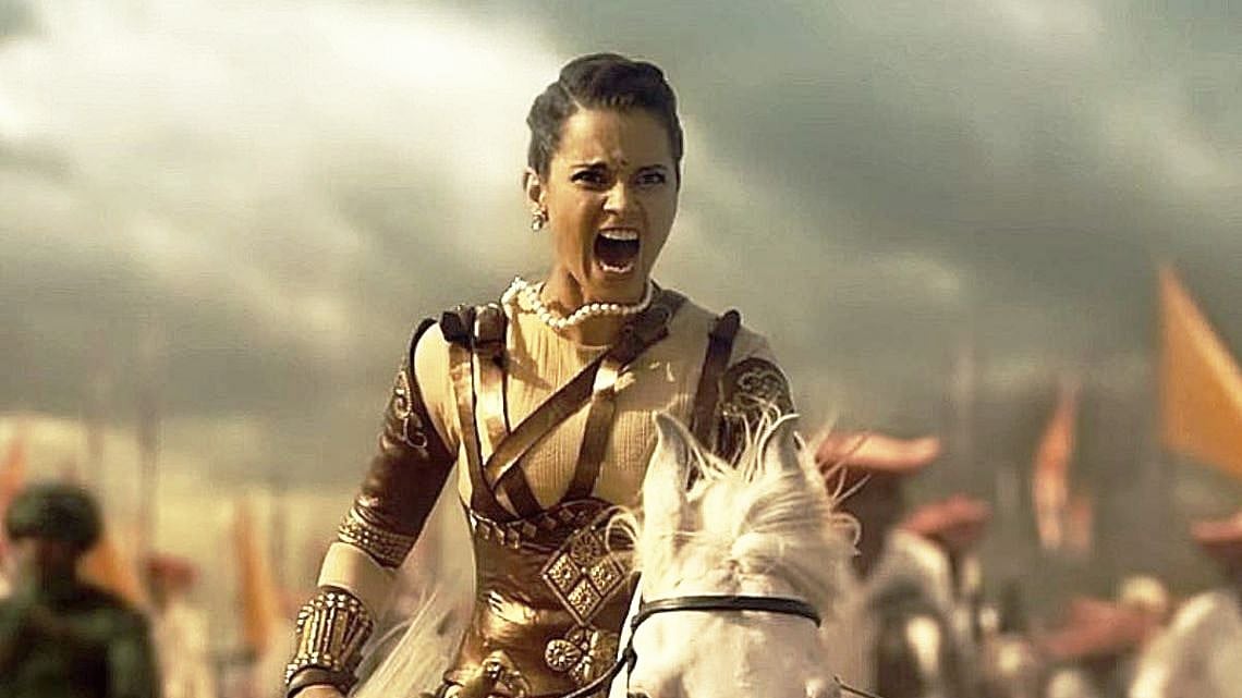 Kangana Ranaut as Rani of Jhansi in <i>Manikarnika. </i>
